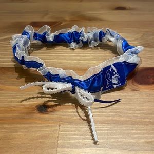 Duke Blue Devils wedding garter